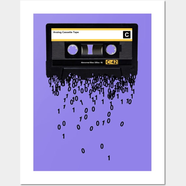 Retro Mixtape Wall Art by wanungara